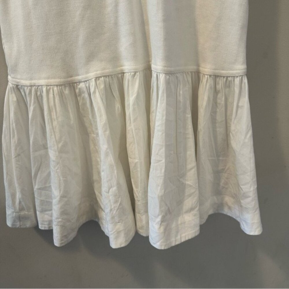 Free People  free-est white Classic Charm Mini Dress size medium - Picture 7 of 13